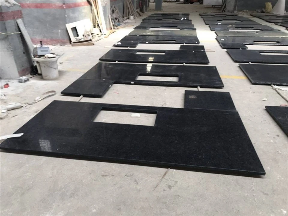 Angola Black Granite Cut to Size Projects Factory