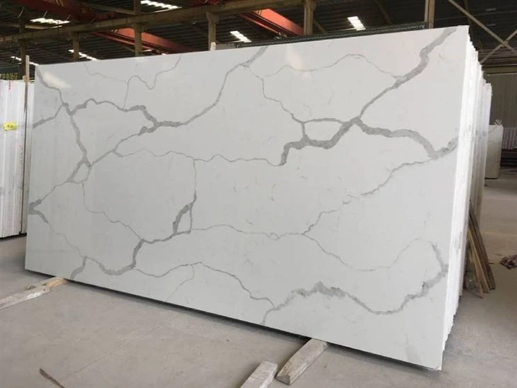 quartz slab white factory